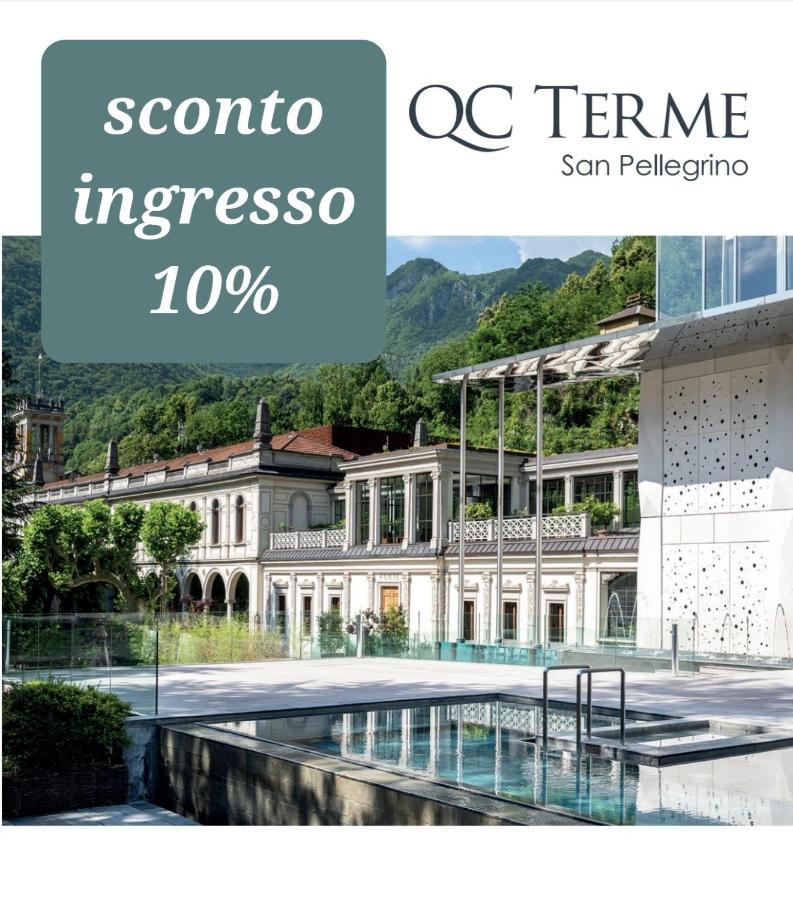 La Boheme, 2 Min Da Qc Terme, Free Parking Apartment San Pellegrino Terme Exterior photo